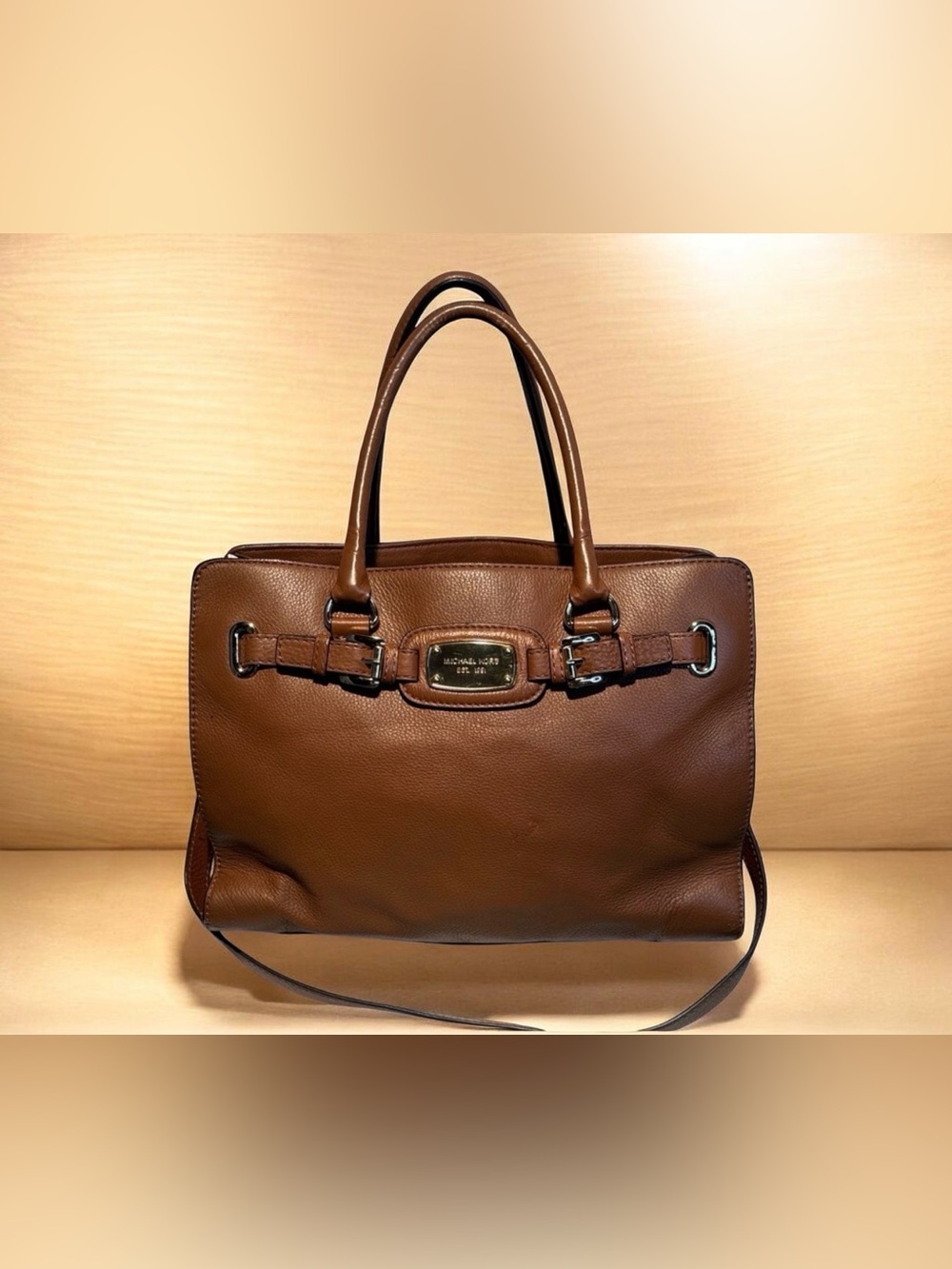 Michael Kors Tan Leather Satchel